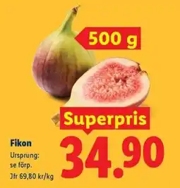 Lidl Fikon erbjuda