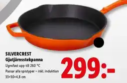 Lidl Silvercrest gjutjärnsstekpanna erbjuda