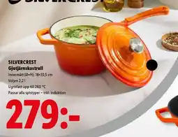 Lidl Silvercrest gjutjärnskastrull erbjuda