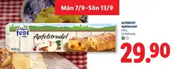 Lidl Alpenfest apfelstrudel erbjuda