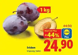 Lidl Sviskon erbjuda