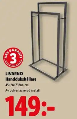 Lidl Livarno handduks hållare erbjuda