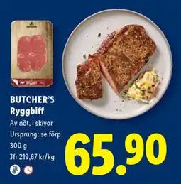 Lidl Butcher's Ryggbiff erbjuda