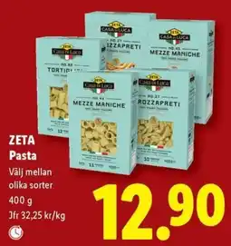 Lidl Zeta pasta erbjuda