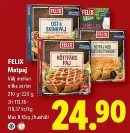 Lidl Felix Matpaj erbjuda