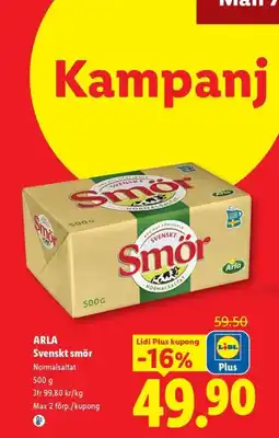 Lidl Arla smör erbjuda