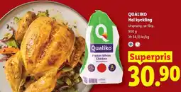 Lidl Qualiko hel kyckling erbjuda