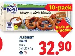Lidl Alpenfest brezel erbjuda