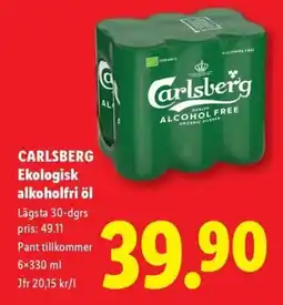 Lidl Carlsberg alkoholfri öl erbjuda