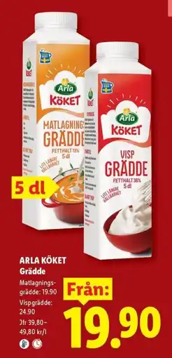 Lidl Arla Köket Grädde erbjuda