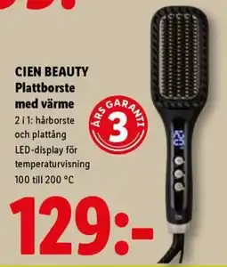 Lidl Cien beauty plattborste med värme erbjuda