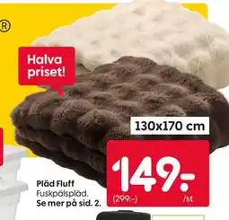 Rusta Pläd Fluff erbjuda