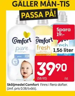 Rusta Sköljmedel Comfort erbjuda