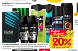 Rusta Axe hela sortimentet erbjuda