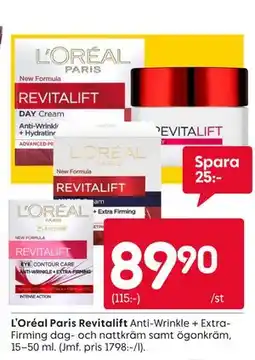 Rusta L’Oréal Paris Revitalift erbjuda