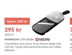 Electrolux Home MANDOLIN CSN-202BK KYOCERA erbjuda