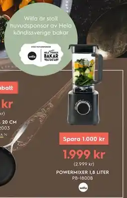 Electrolux Home POWERMIXER 1,8 LITER erbjuda