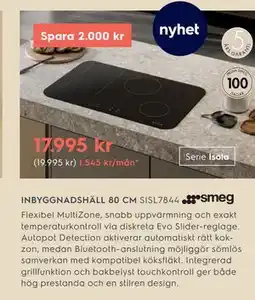 Electrolux Home INBYGGNADSHÄLL 80 CM erbjuda
