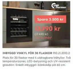 Electrolux Home INBYGGD VINKYL FÖR 30 FLASKOR erbjuda