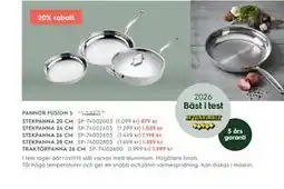 Electrolux Home PANNOR FUSION 5 SCANPAN erbjuda