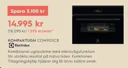 Electrolux Home KOMPAKTUGN COM900CB Electrolux erbjuda