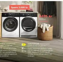 Electrolux Home TORKTUMLARE YDE6D9285D erbjuda