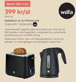 Electrolux Home BRÖDROST & VATTENKOKARE erbjuda