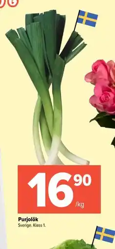 Coop Extra Purjolök erbjuda
