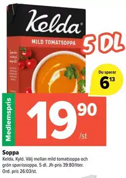 Coop Extra Soppa, Medlemspris erbjuda