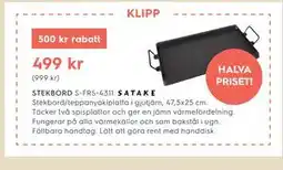 Electrolux Home STEKBORD S-FRS-4311 SATAKE erbjuda