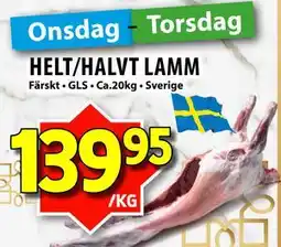 Matvärlden Tensta HELT/HALVT LAMM erbjuda
