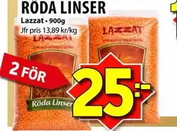 Matvärlden Tensta RÖDA LINSER erbjuda