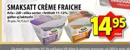 Matvärlden Tensta SMAKSATT CRÈME FRAICHE erbjuda