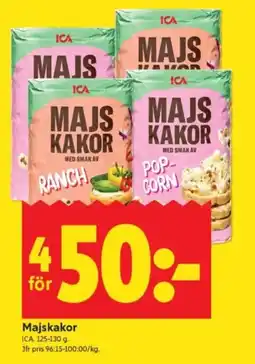 ICA Supermarket Ica majskakor erbjuda