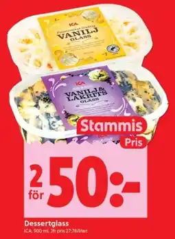 ICA Supermarket Ica dessertglass erbjuda