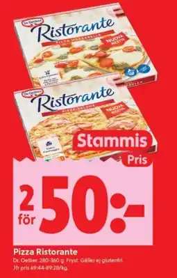 ICA Supermarket Dr Oetker Pizza Ristorante erbjuda