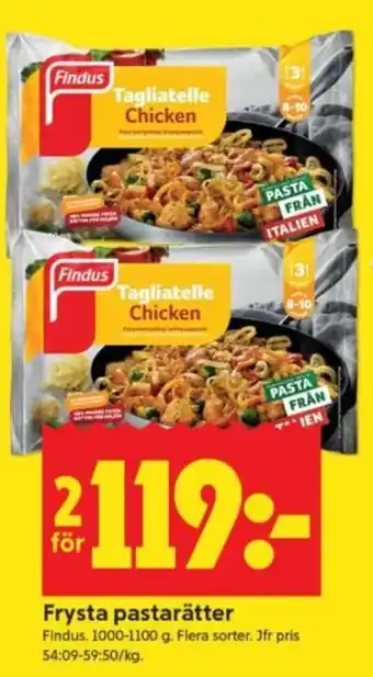 ICA Supermarket Findus Tagliatelle Chicken erbjuda