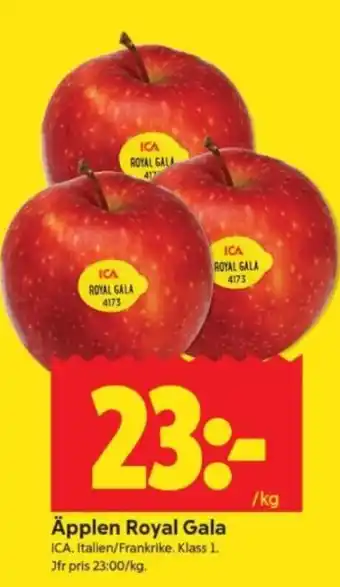 ICA Supermarket Äpplen Royal Gala erbjuda