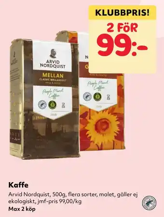 Arvid Nordquist Kaffe