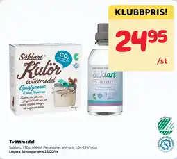 MatArket Såklart Kulör tvättmedel erbjuda