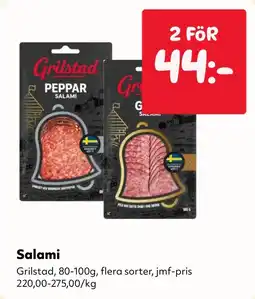 MatArket Grilstad salami erbjuda