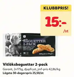 MatArket Garant vitlöksbaguetter erbjuda
