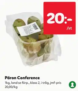 MatArket Päron Conference erbjuda