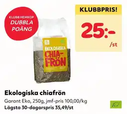 MatArket Garant chiafrön erbjuda
