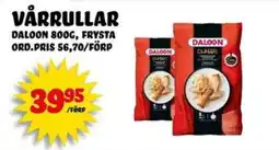 Nelins Daloon vårrullar erbjuda
