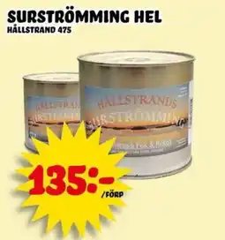 Nelins Hållstrands surströmming erbjuda