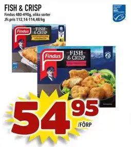 Nelins Findus fish & crisp erbjuda