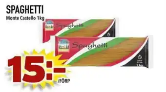 Monte Castello spaghetti