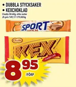 Nelins Cloetta Kex Choklad erbjuda