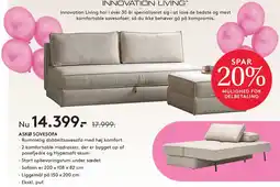 Seng Innovation Living Askø sovesofa erbjuda